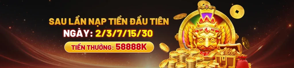 Thưởng nạp thành viên mới tại 39bet40